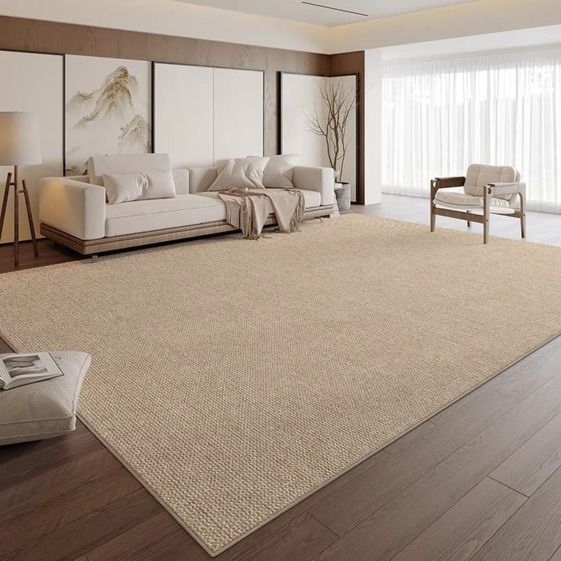 Tapis de salon, nouveau style, couleur unie, clair, haut de gamme
